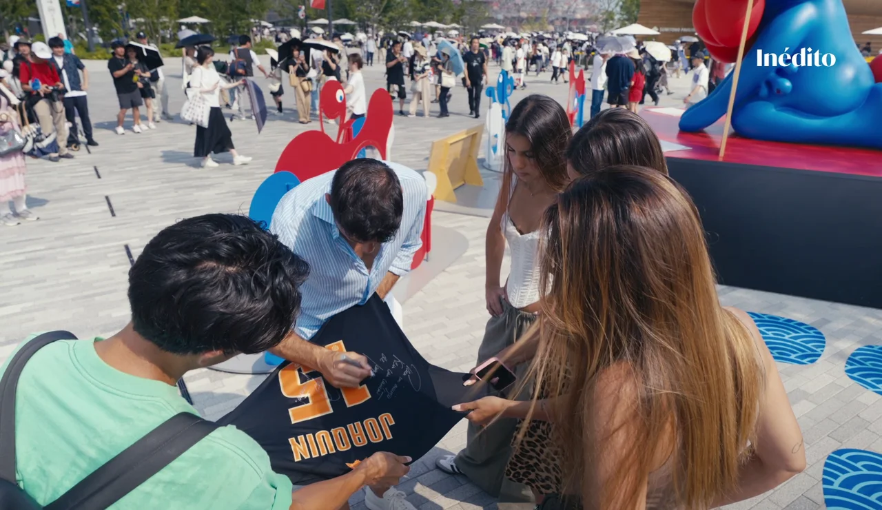 El inesperado encuentro de Joaquín con un fan japonés