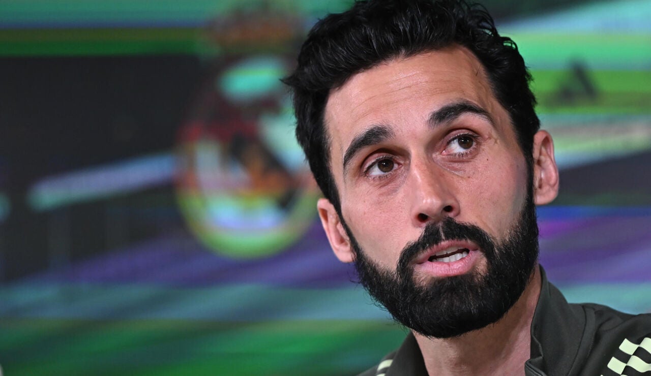 Arbeloa en rueda de prensa en Valdebebas