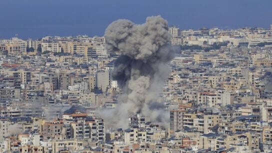 El Ej&eacute;rcito israel&iacute; lanza nuevos ataques contra el sur de Beirut