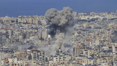 El Ejército israelí lanza nuevos ataques contra el sur de Beirut El Ejército israelí lanza nuevos ataques contra el sur de Beirut