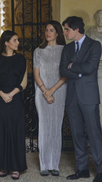 Tana Rivera y Sofía Palazuelo en el primer homenaje a la duquesa de Alba