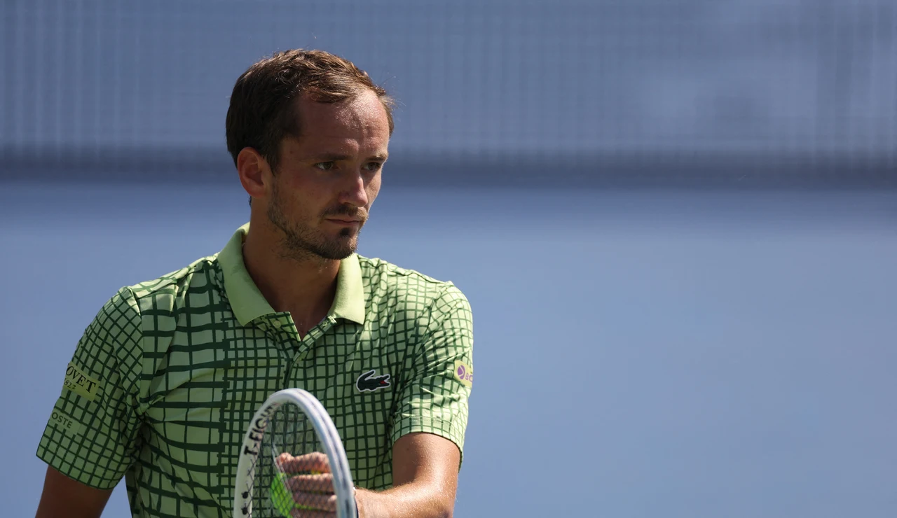 Daniil Medvedev, en el ATP500 de Dubái
