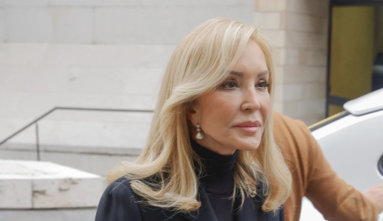 Carmen Lomana, en la despedida a Fernando Ónega