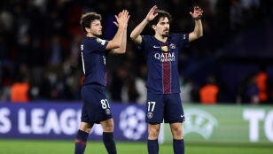 Vitinha, en el partido del playoff ante el M&oacute;naco