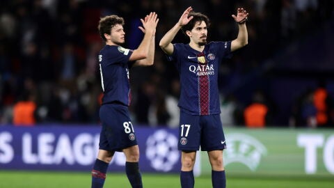 Vitinha, en el partido del playoff ante el M&oacute;naco