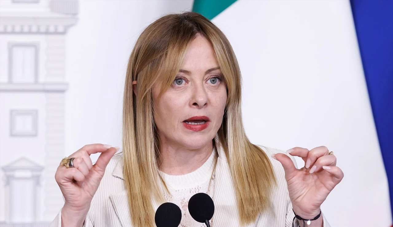 La primera ministra de Italia, Giorgia Meloni