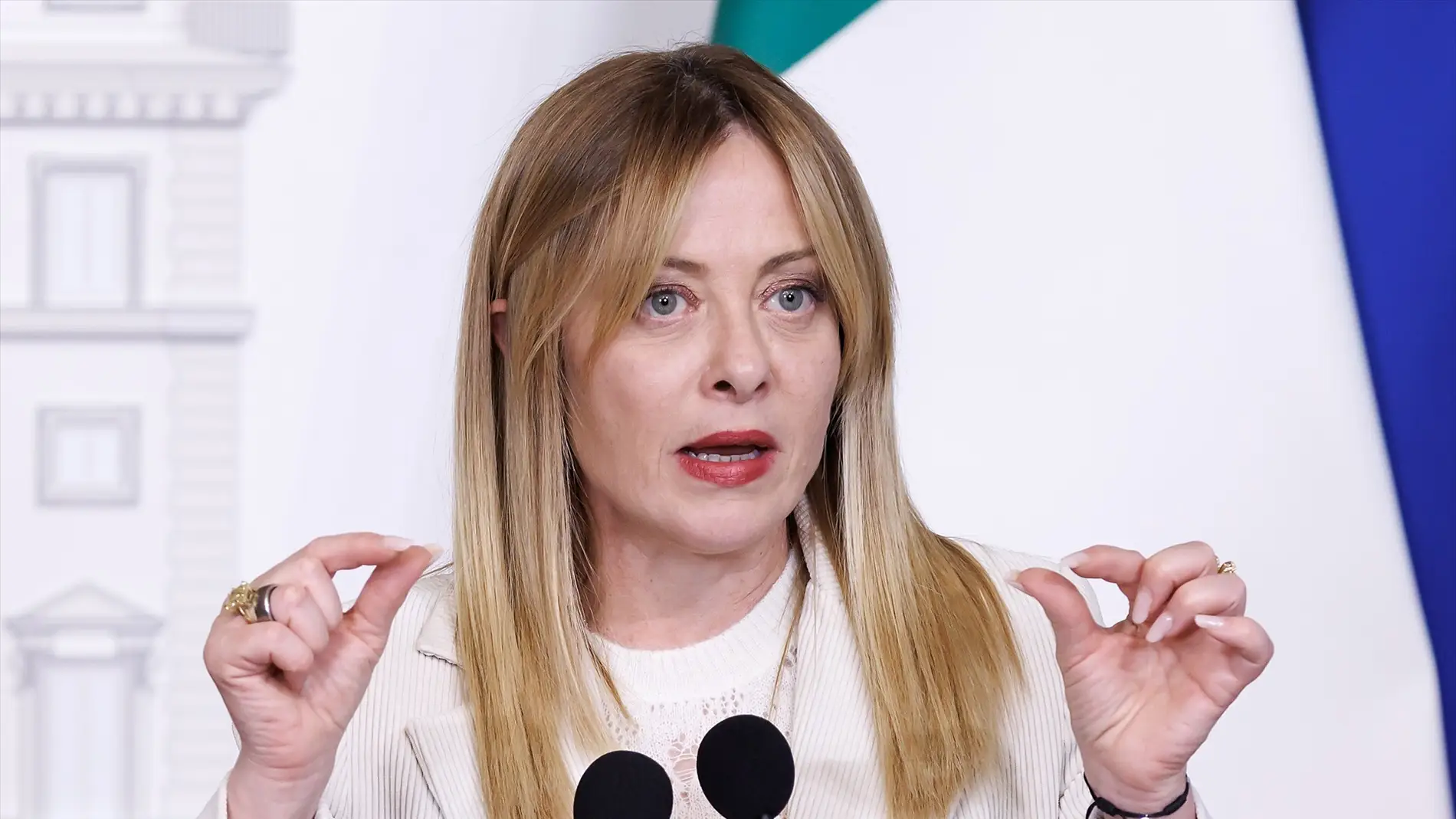 La primera ministra de Italia, Giorgia Meloni La primera ministra de Italia, Giorgia Meloni
