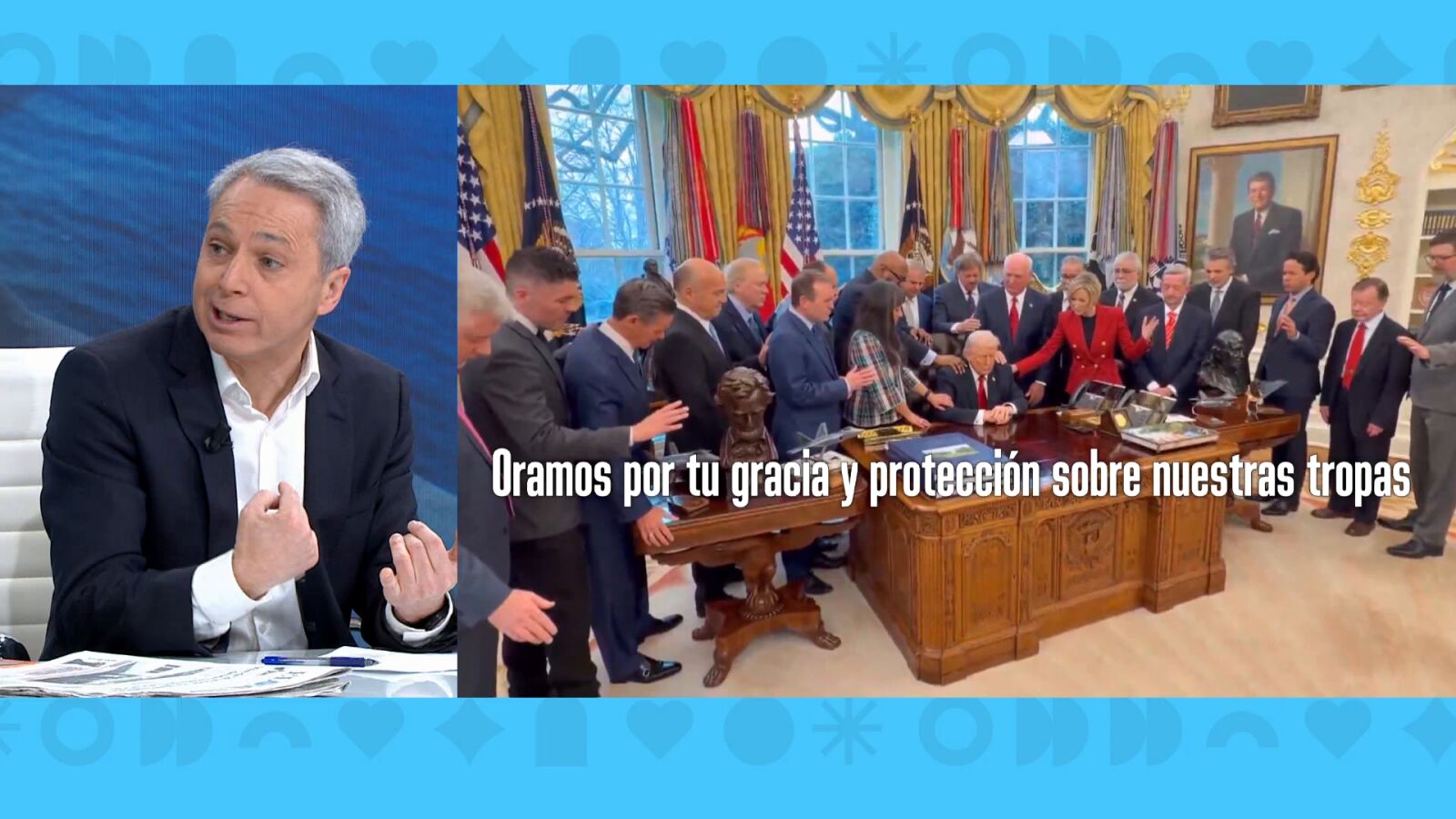 Vicente Vallés, sobre el último espectáculo de Donald Trump: 