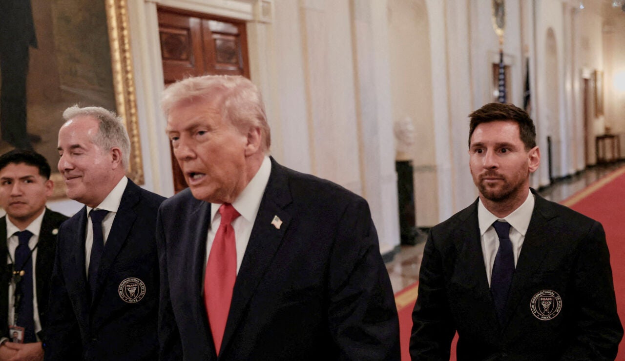 Donald Trump y Leo Messi en la Casa Blanca