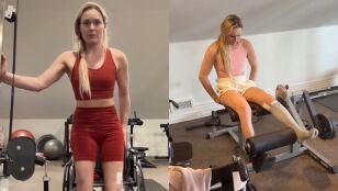 Lindsey Vonn, en plena recuperaci&oacute;n