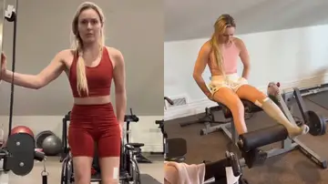 Lindsey Vonn, en plena recuperación Lindsey Vonn, en plena recuperación