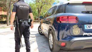 Agentes de la Polic&iacute;a Nacional en Valencia