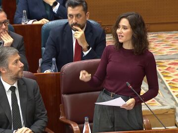 Isabel D&iacute;az Ayuso, en la Asamblea de Madrid