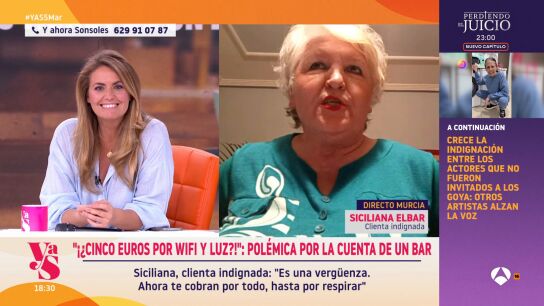 Clienta indignada