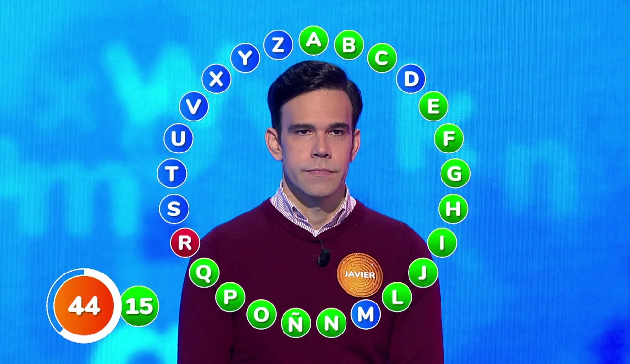 Javier, lastrado en El Rosco por el tiempo y por un tropiezo “repentino”: ¿le valdrá con 22 aciertos?