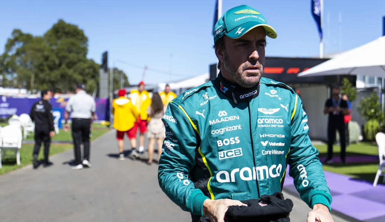 Fernando Alonso en el GP de Australia