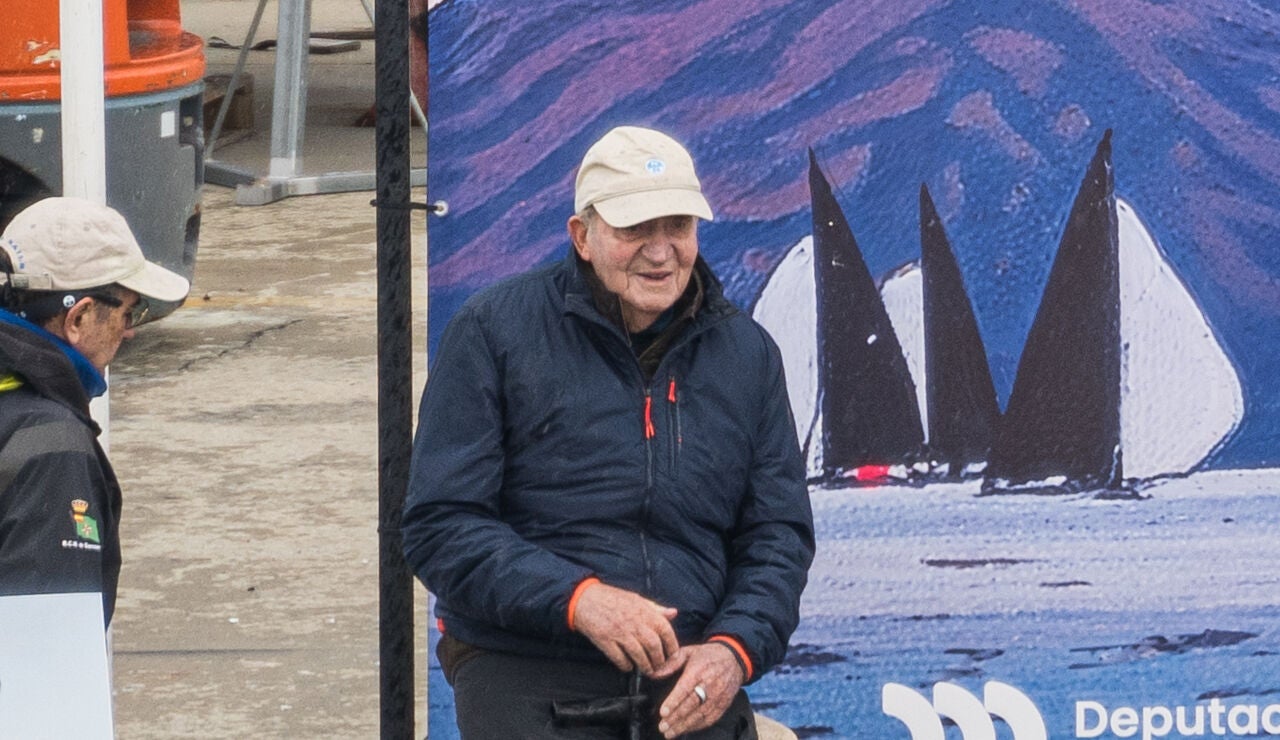 Imagen de archivo de Juan Carlos I en Sanxenxo.