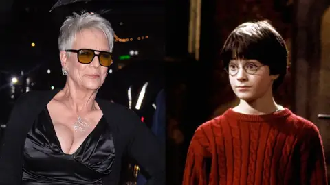 Jamie Lee Curtis y Daniel Radcliffe Jamie Lee Curtis y Daniel Radcliffe