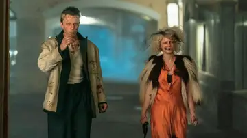 Christian Bale y Jessie Buckley en ¡La novia! Christian Bale y Jessie Buckley en ¡La novia!