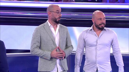 Charlie y Raúl, concursantes de Atrapa un millón