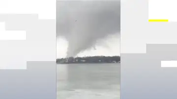 Imagen del tornado en Michigan Imagen del tornado en Michigan
