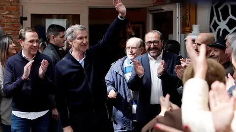 El presidente del Partido Popular, Alberto Núñez Feijóo, interviene este mediodía en un mitin en Tordesillas El presidente del Partido Popular, Alberto Núñez Feijóo, interviene este mediodía en un mitin en Tordesillas