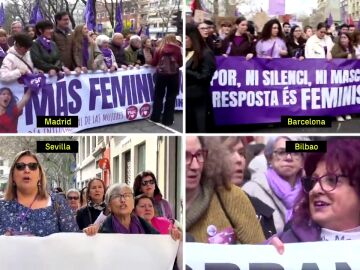 Las principales ciudades de Espa&ntilde;a acogen movilizaciones feministas por el 8M