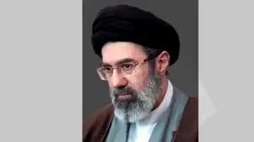 Imagen del nuevo ayatolá. Imagen del nuevo ayatolá.