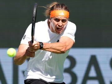 Alexander Zverev, en su partido ante Brandon Nakashima