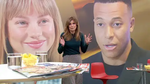 Kylian Mbappé y Ester Expósito Kylian Mbappé y Ester Expósito