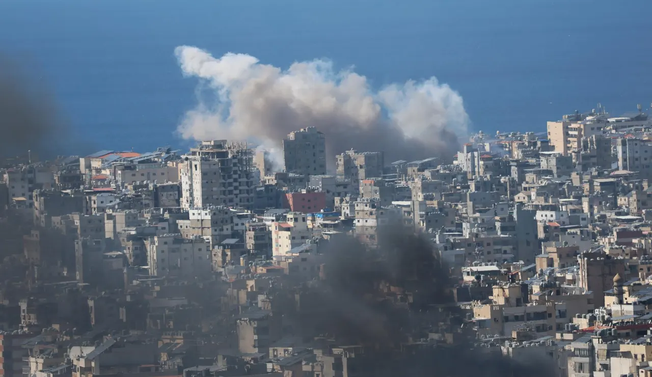 Ataque aéreo israelí al sur de Beirut