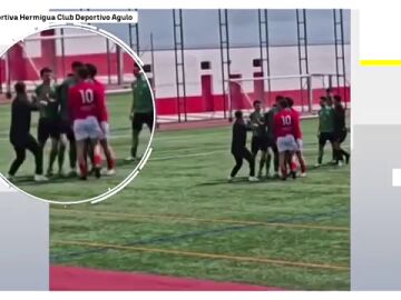 V&iacute;deo: Brutal agresi&oacute;n de un aficionado a un jugador en un partido de f&uacute;tbol en Tenerife