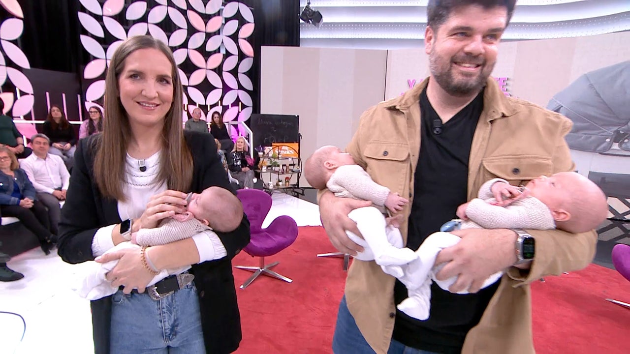 María y Benito, padres de trillizos por sorpresa: "Éramos cuatro y ahora somos siete"