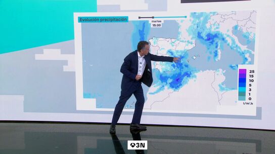 Roberto Brasero avisa de lo que viene con la nueva DANA: "Nevadas en el centro y este de Espa&ntilde;a y tormentas con granizo"