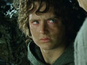 Elijah Wood como Frodo en El se&ntilde;or de los anillos