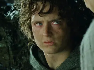 Elijah Wood como Frodo en El señor de los anillos Elijah Wood como Frodo en El señor de los anillos