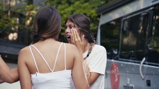 El accidente de Daniela limpiando la caravana