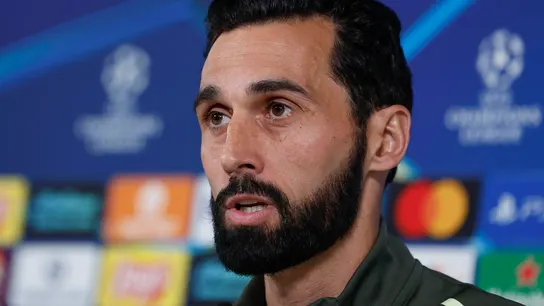 Álvaro Arbeloa en rueda de prensa antes del City Álvaro Arbeloa en rueda de prensa antes del City
