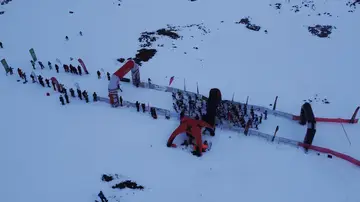 Salida del campeonato de España de raquetas de nieve Salida del campeonato de España de raquetas de nieve