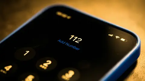 Móvil llamando al 112 Móvil llamando al 112