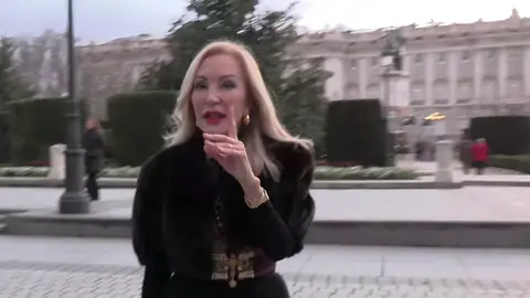 Carmen Lomana, en el Teatro Real Carmen Lomana, en el Teatro Real