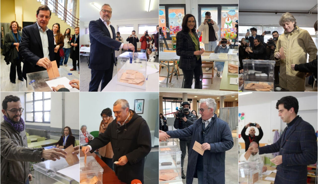 Votan los candidatos a las elecciones de Castilla y Le&oacute;n