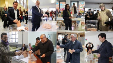 Votan los candidatos a las elecciones de Castilla y Le&oacute;n