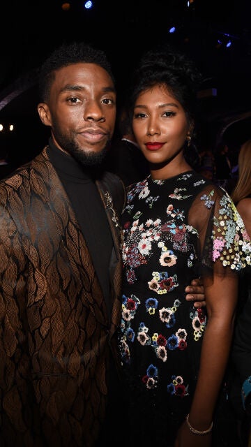 Chadwick Boseman y Simone Ledward-Boseman