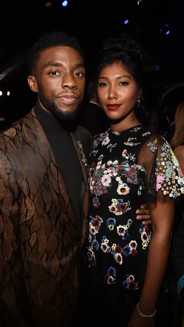 Chadwick Boseman y Simone Ledward-Boseman Chadwick Boseman y Simone Ledward-Boseman