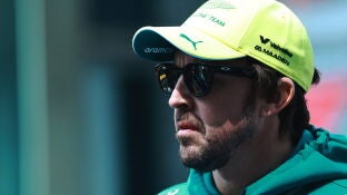 Fernando Alonso durante el GP de China 2026
