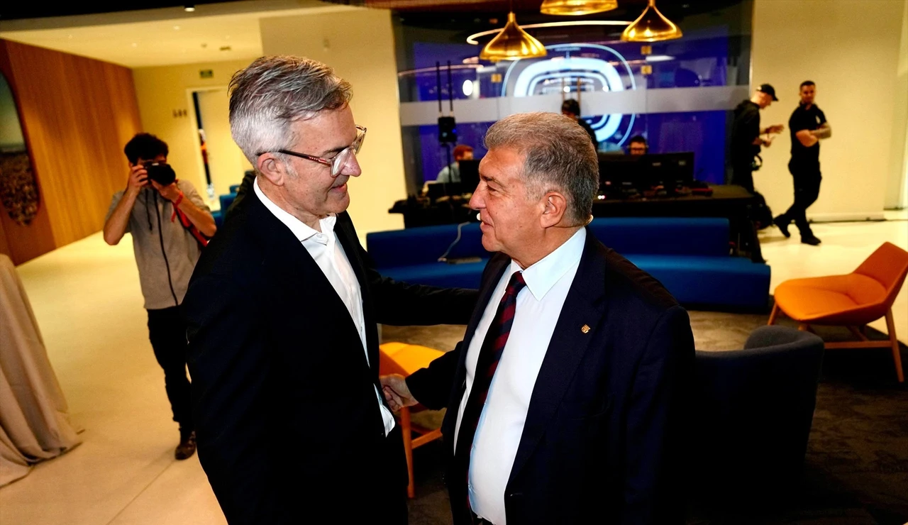 Victor Font y Joan Laporta