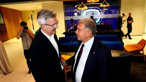 Victor Font y Joan Laporta Víctor Font y Joan Laporta