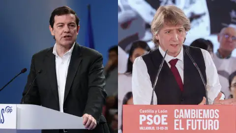 El candidato del PP y del PSOE a las elecciones de Castilla y León El candidato del PP y del PSOE a las elecciones de Castilla y León
