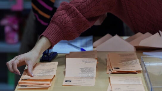 Papeletas de las elecciones de Castilla y Le&oacute;n